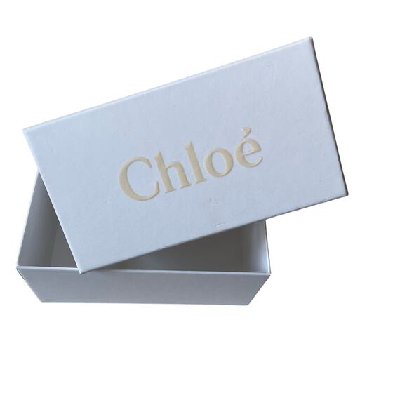 Authentic Chloe Sunglass Box White EUC - Picture 1 of 4